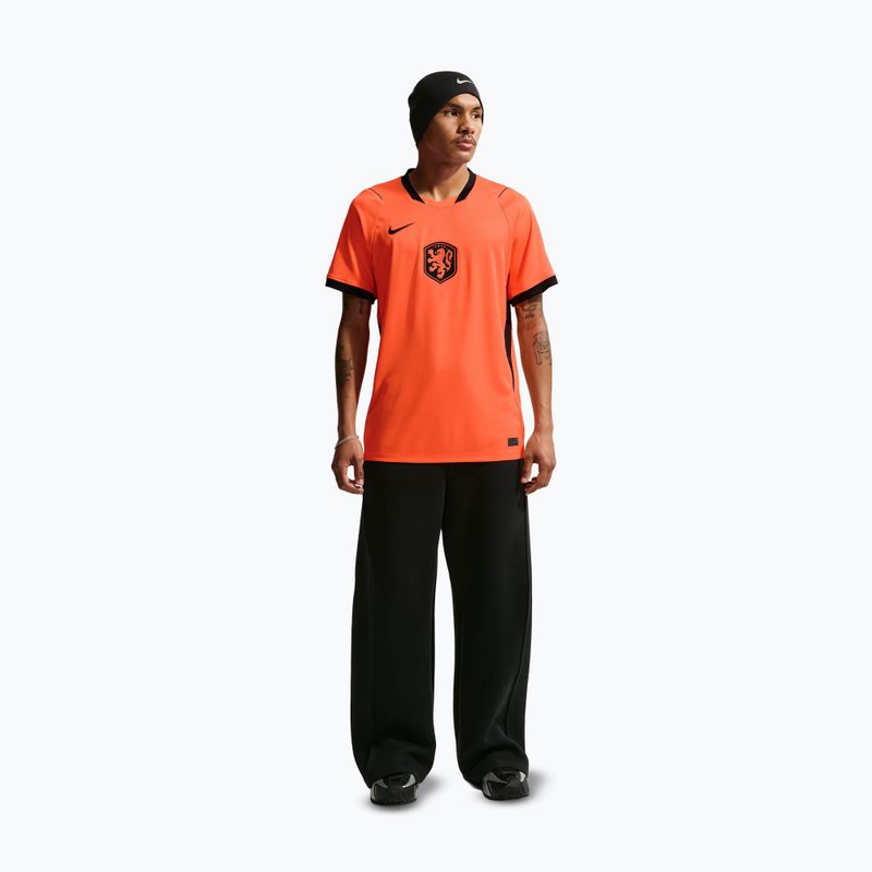 Tricou de fotbal pentru bărbați Nike Netherlands 2026 Stadium Home hyper crimson/black 2