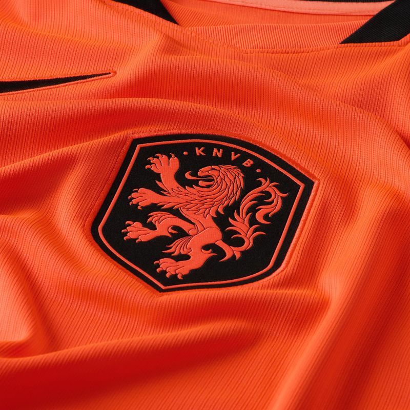 Tricou de fotbal pentru bărbați Nike Netherlands 2026 Stadium Home hyper crimson/black 8