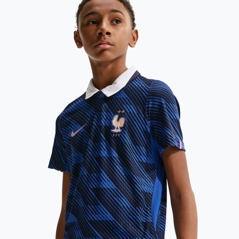 Tricou de fotbal pentru copii Nike FFF 2026/27 Match Home game royal/metallic copper 7