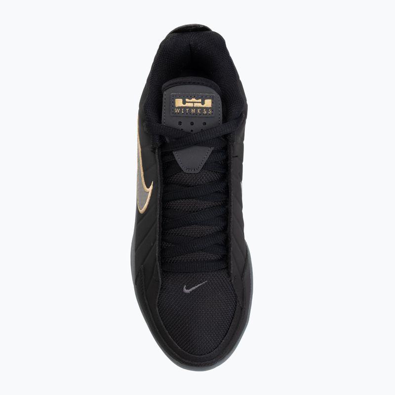 Încălțăminte de baschet pentru bărbați Nike LeBron Witness 9 black/iron grey/dark smoke grey/black 5