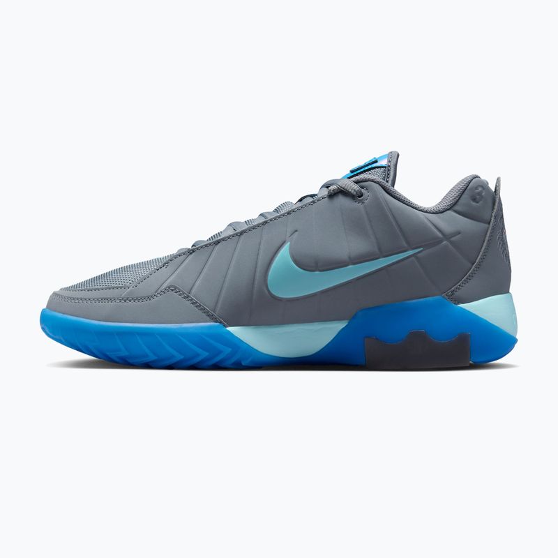 Încălțăminte de baschet pentru bărbați Nike LeBron Witness 9 cool grey/glacier ice/aurora blue 2