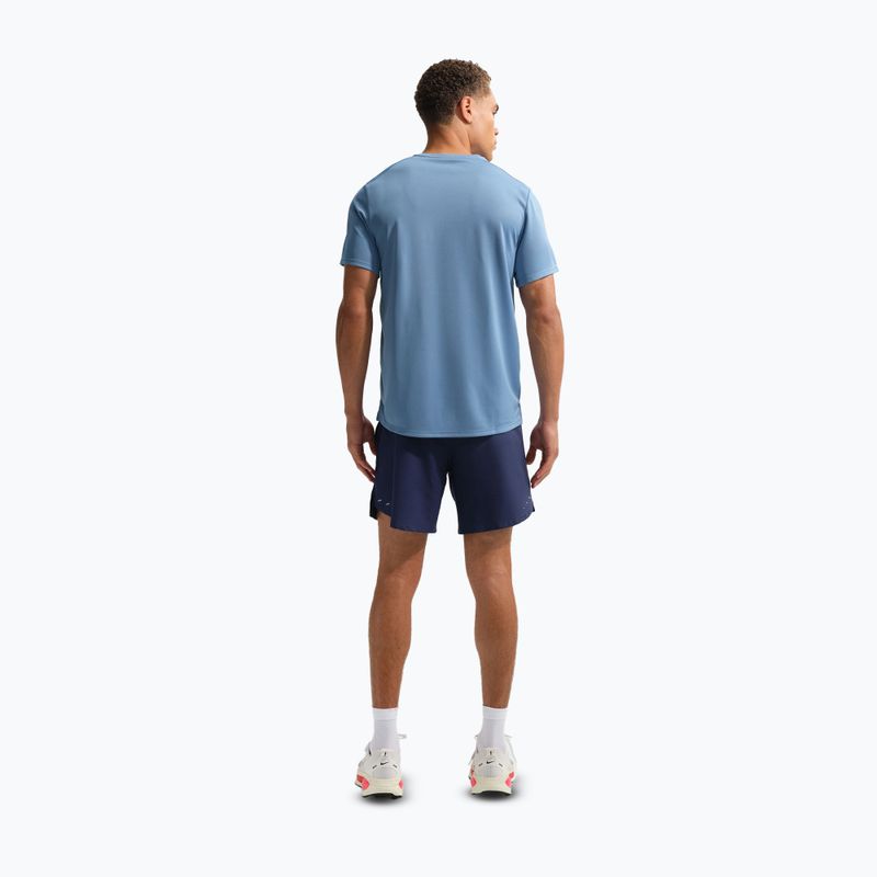 Tricou de alergare pentru bărbați Nike Miler Dri-Fit UV work blue 3