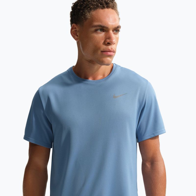 Tricou de alergare pentru bărbați Nike Miler Dri-Fit UV work blue 4