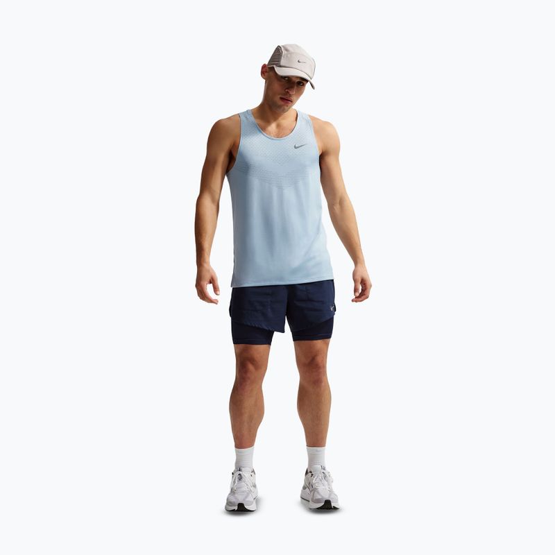 Tricou de alergare pentru bărbați Nike Stride Dri-Fit ADV light armory blue 2