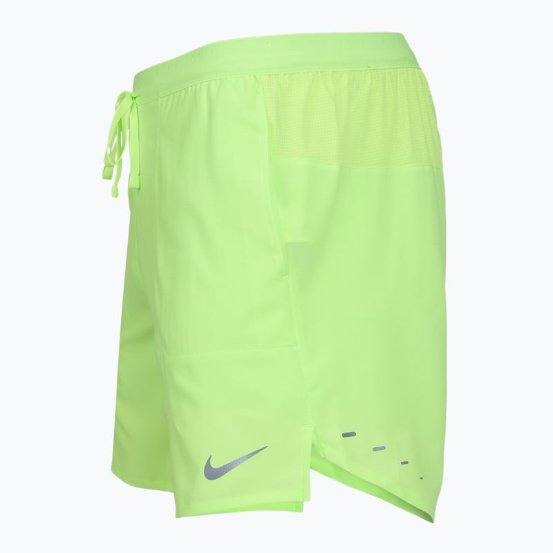Pantaloni scurți de alergare pentru bărbați Nike Stride Dri-Fit 2in1 7" lime blast 8