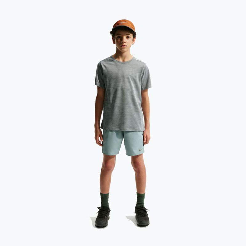 Tricou pentru copii Nike Miler smoke grey/heather 3