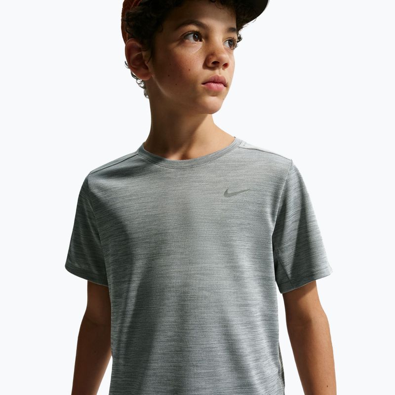 Tricou pentru copii Nike Miler smoke grey/heather 4
