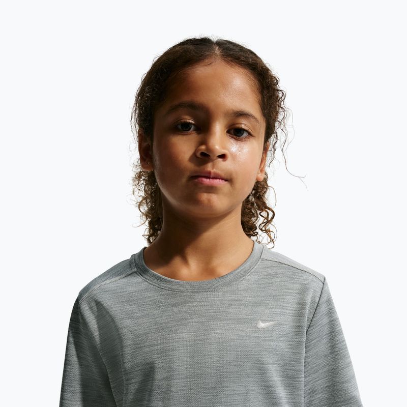 Tricou pentru copii Nike Miler smoke grey/heather 7