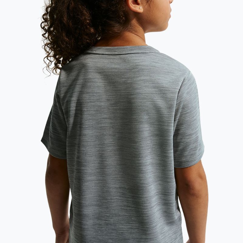 Tricou pentru copii Nike Miler smoke grey/heather 8