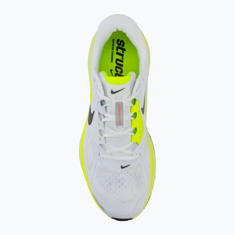 Încălțăminte de alergare pentru bărbați Nike Structure Plus white/pure platinum/volt/black 5