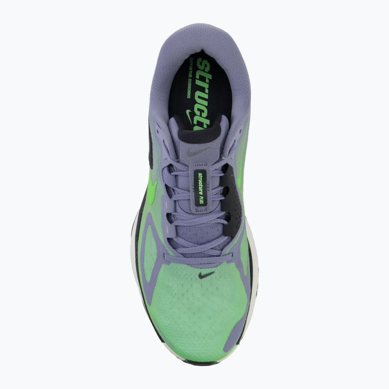 Încălțăminte de alergare pentru bărbați Nike Structure Plus iron purple/off black-sail/voltage green 5