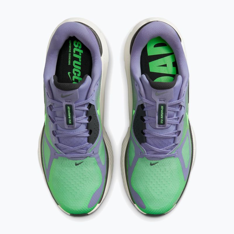 Încălțăminte de alergare pentru bărbați Nike Structure Plus iron purple/off black-sail/voltage green 7