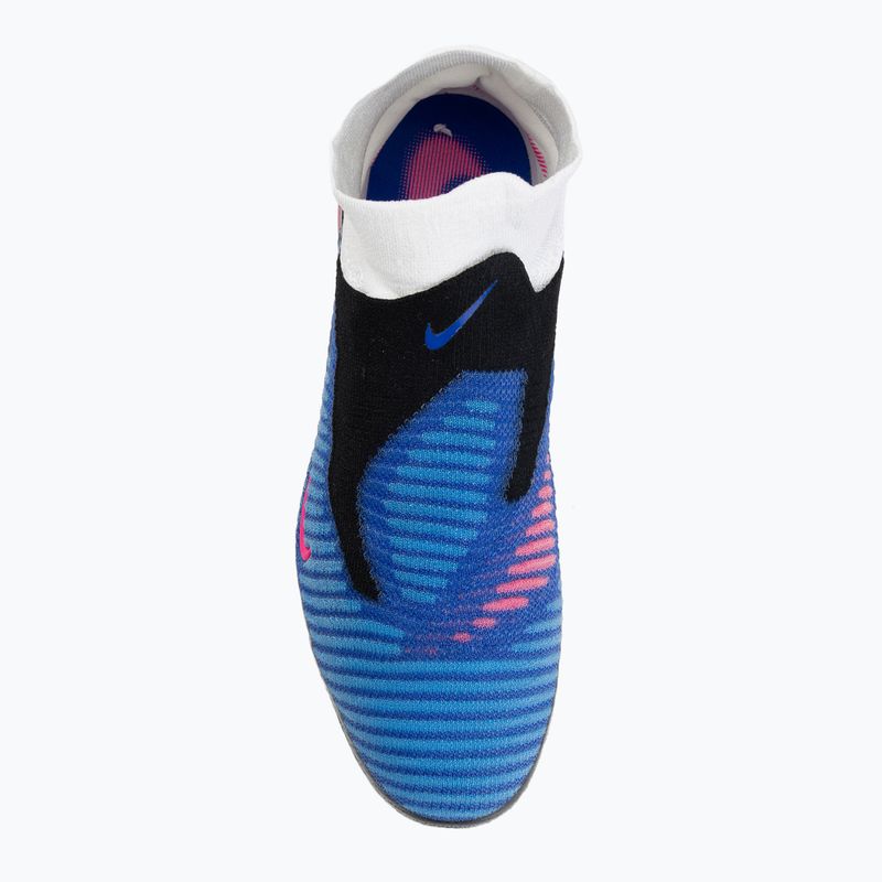 Încălțăminte de fotbal pentru bărbați Nike Phantom 6 High Elite FG racer blue/white/pink blast 5