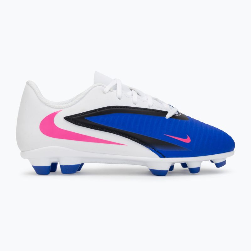 Ghete de fotbal pentru copii Nike Phantom 6 Low Club MG racer blue/white/pink blast 2