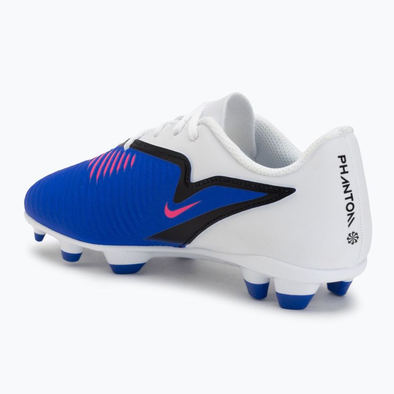 Ghete de fotbal pentru copii Nike Phantom 6 Low Club MG racer blue/white/pink blast 3