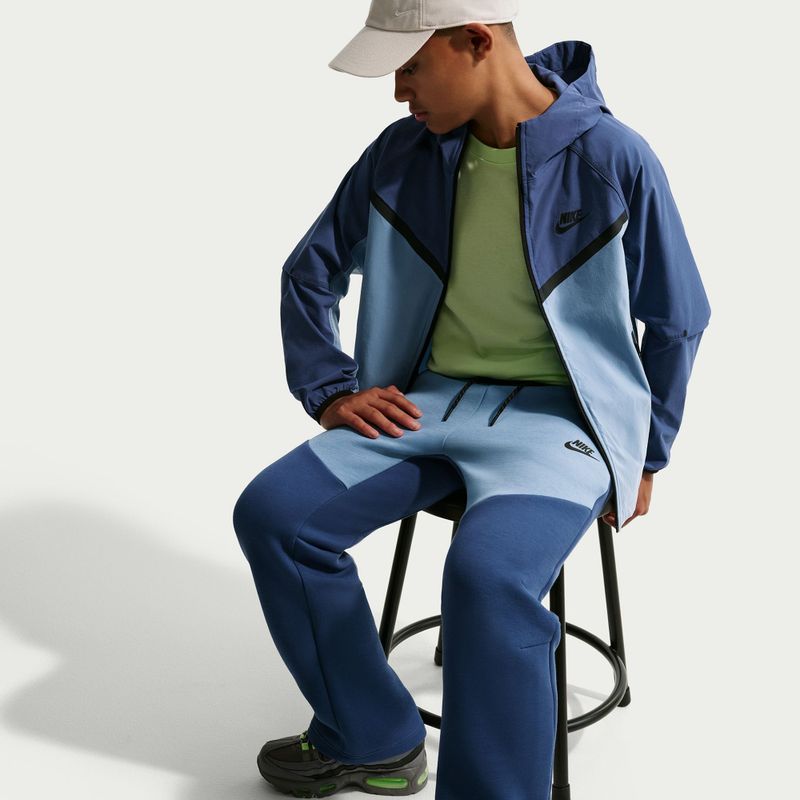 Pantaloni pentru copii Nike Sportswear Tech Fleece mystic navy/work blue/black/black 6