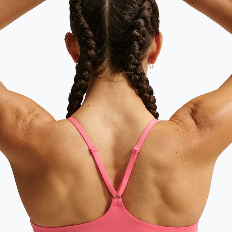 Sutien de antrenament Nike Dri-Fit Indy Light Support sea coral/sea coral/white 6