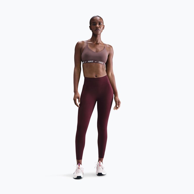 Sutien de antrenament Nike Dri-Fit Indy Light Support tattoo/tattoo/white 2