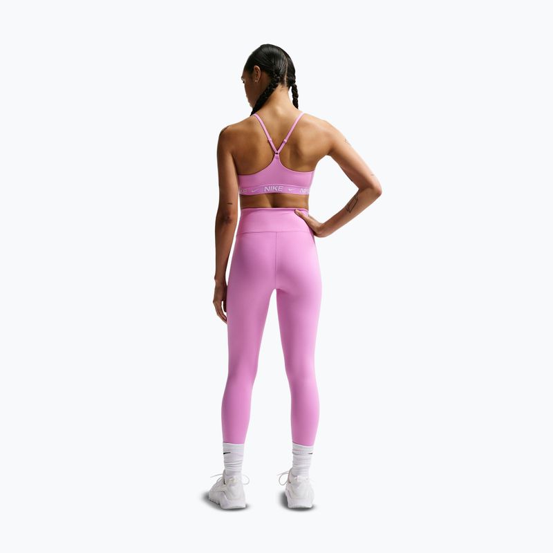 Sutien de antrenament Nike Dri-Fit Indy Light Support light magenta/light magenta/white 3
