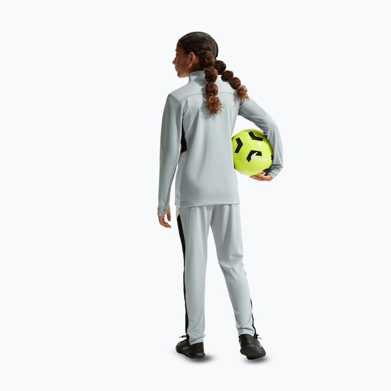 Pantaloni pentru copii Nike Academy Dri-Fit Jr light smoke grey/white/black/metallic gold 4