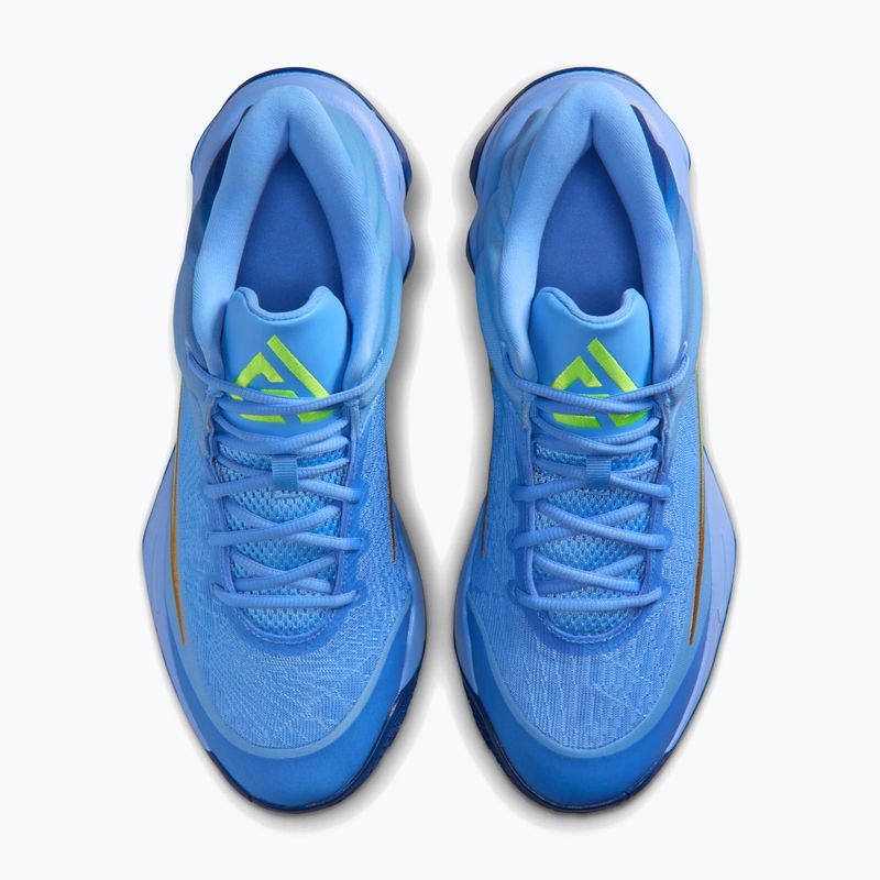 Încălțăminte de baschet pentru bărbați Nike Giannis Immortality 4 royal pulse/deep royal/volt/hyper turquoise 6