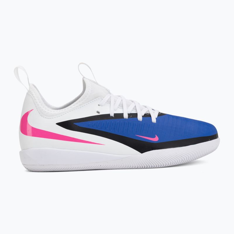 Încălțăminte de fotbal pentru copii Nike Jr. Phantom 6 Low Academy IN racer blue/white/pink blast 2