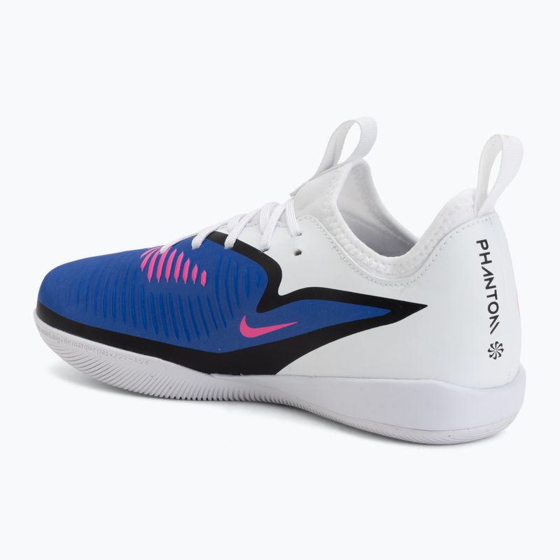 Încălțăminte de fotbal pentru copii Nike Jr. Phantom 6 Low Academy IN racer blue/white/pink blast 3