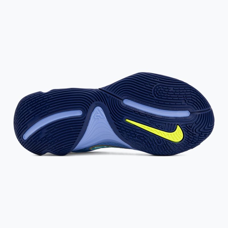 Încălțăminte de baschet pentru bărbați Nike Giannis Immortality 4 royal pulse/deep royal/volt/hyper turquoise 4