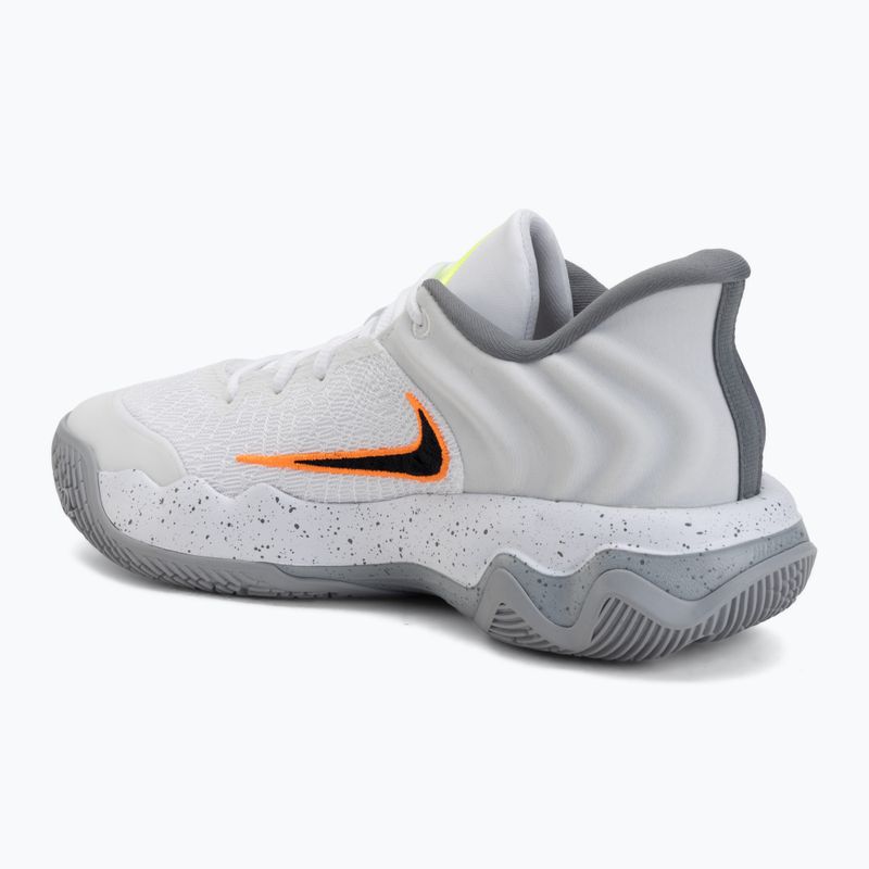 Încălțăminte de baschet pentru bărbați Nike Giannis Immortality 4 white/volt/wolf grey/black 3