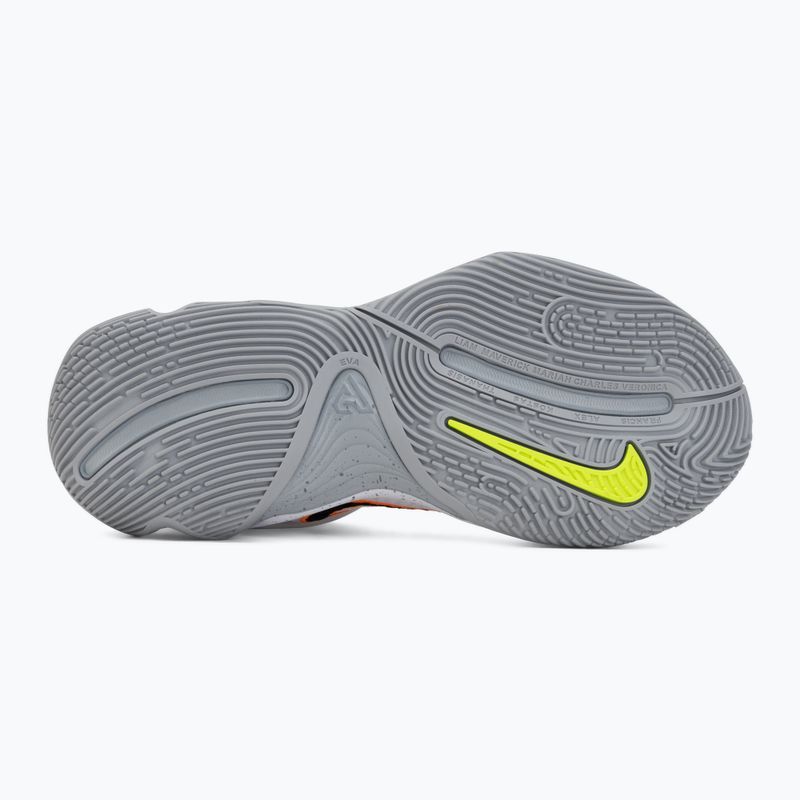 Încălțăminte de baschet pentru bărbați Nike Giannis Immortality 4 white/volt/wolf grey/black 4