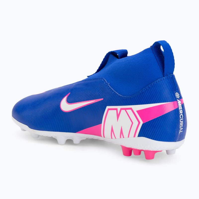 Încălțăminte de fotbal pentru copii Nike Mercurial Superfly 10 Academy AG racer blue/white 3