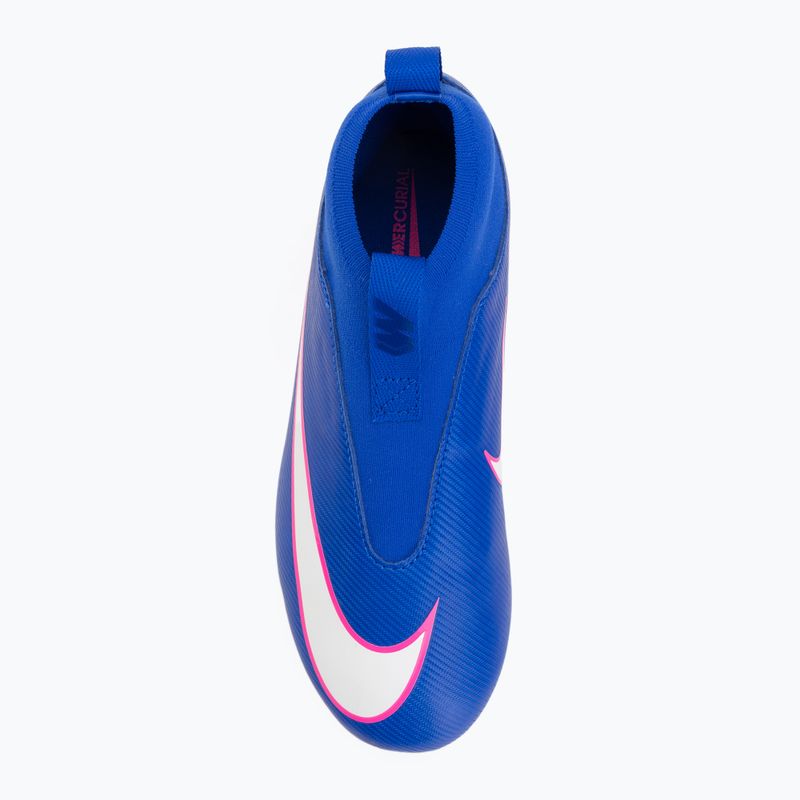 Încălțăminte de fotbal pentru copii Nike Mercurial Superfly 10 Academy AG racer blue/white 5