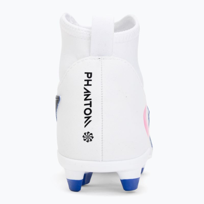 Încălțăminte de fotbal pentru copii Nike Phantom 6 High Club FG/MG racer blue/white/pink blast 6
