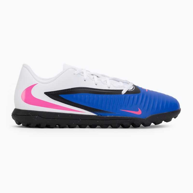 Încălțăminte de fotbal pentru bărbați Nike Phantom 6 Low Club TF racer blue/white/pink blast 2