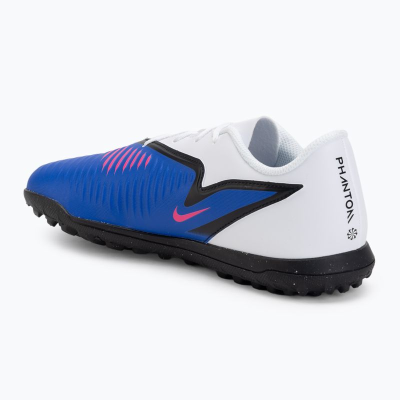 Încălțăminte de fotbal pentru bărbați Nike Phantom 6 Low Club TF racer blue/white/pink blast 3