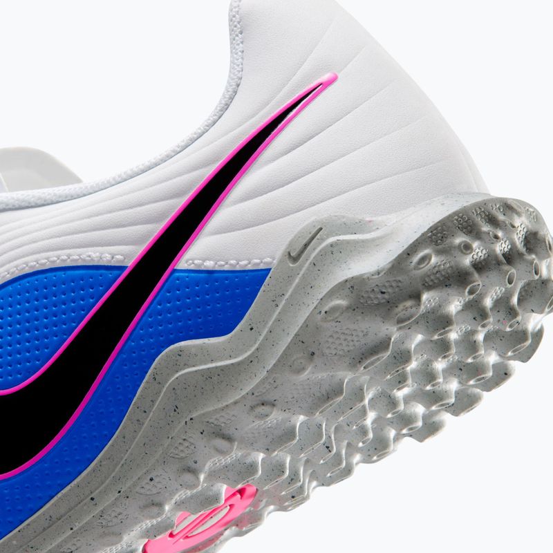 Încălțăminte de fotbal pentru copii Nike Tiempo Maestro Club Jr IC white/racer blue/pink blast/black 8