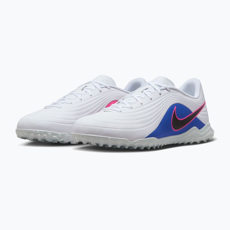 Încălțăminte de fotbal pentru bărbați Nike Tiempo Maestro Club TF white/racer blue/pink blast/black 10