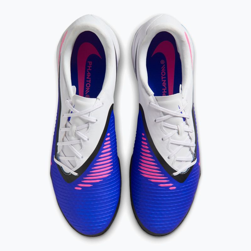 Ghete de fotbal pentru bărbați Nike Phantom 6 Low Academy TF racer blue/white/pink blast 8
