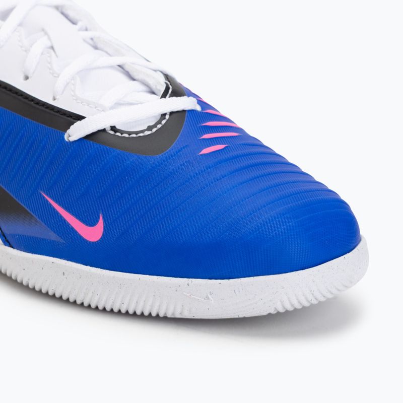 Încălțăminte de fotbal pentru copii Nike Jr. Phantom 6 Low Club IN racer blue/white/pink blast 7