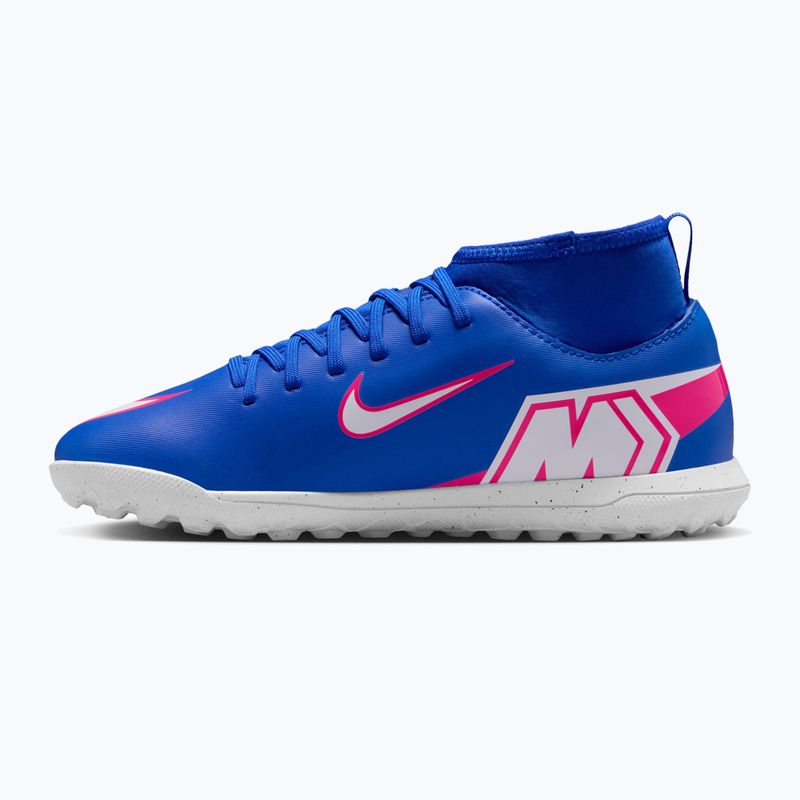 Încălțăminte de fotbal pentru copii Nike Mercurial Superfly 10 Club TF racer blue/white 9