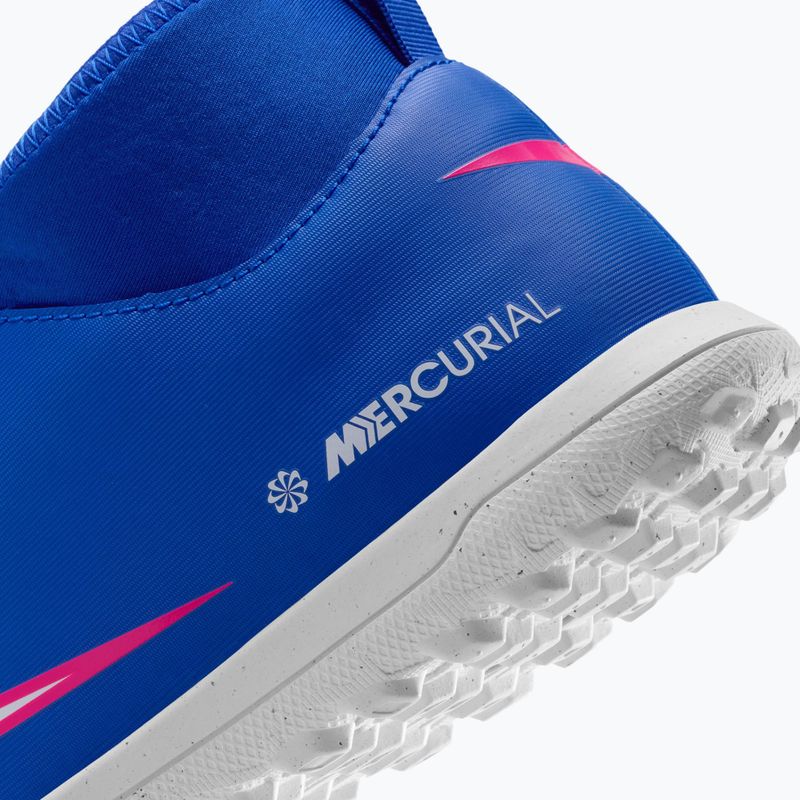 Încălțăminte de fotbal pentru copii Nike Mercurial Superfly 10 Club TF racer blue/white 15