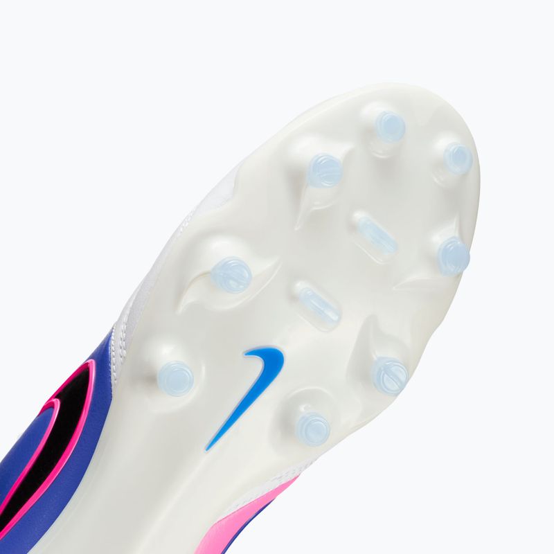 Încălțăminte de fotbal pentru bărbați Nike Tiempo Ligera Pro FG white/racer blue/pink blast/black 11