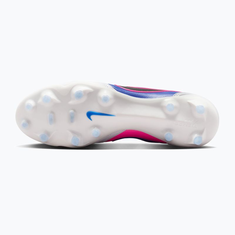 Încălțăminte de fotbal pentru bărbați Nike Tiempo Ligera Pro FG white/racer blue/pink blast/black 12