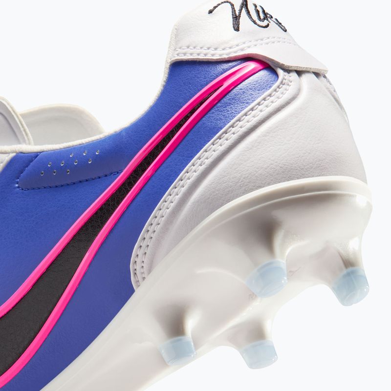 Încălțăminte de fotbal pentru bărbați Nike Tiempo Ligera Pro FG white/racer blue/pink blast/black 13