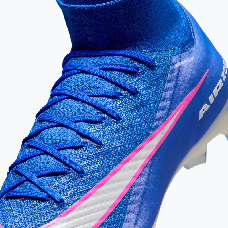 Încălțăminte de fotbal pentru bărbați Nike Mercurial Superfly 10 Elite FG racer blue/white 8