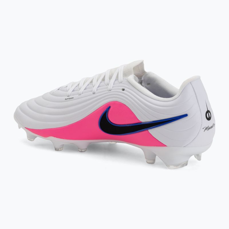 Încălțăminte de fotbal pentru bărbați Nike Tiempo Maestro Academy FG/MG white/racer blue/pink blast/black 3