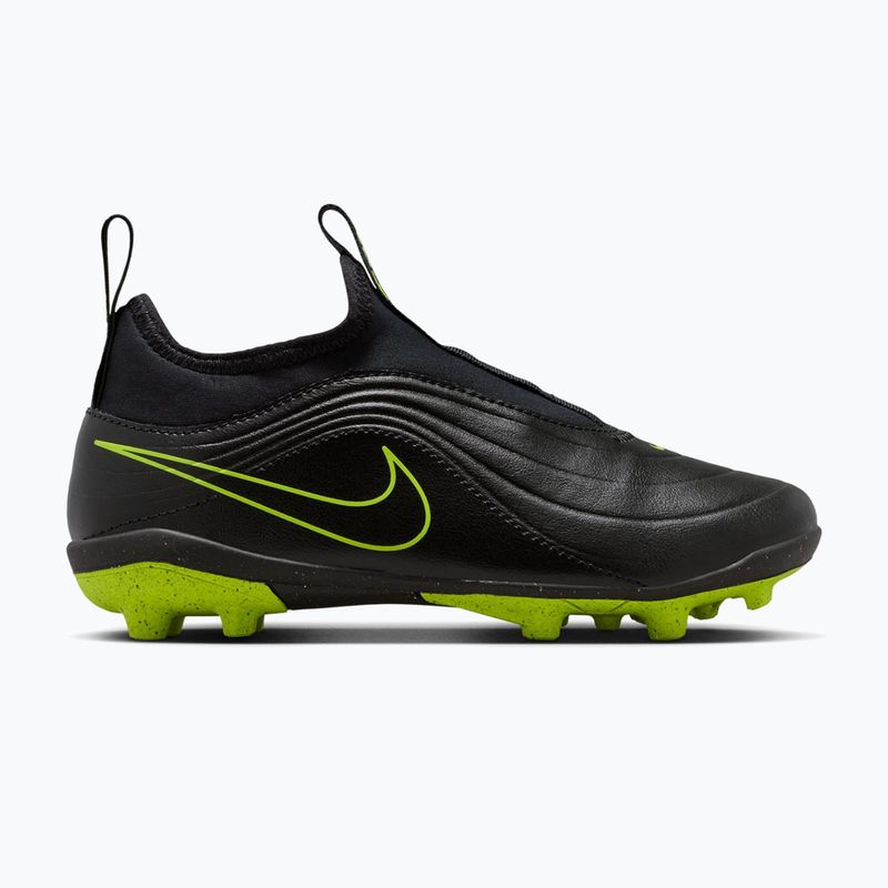 Încălțăminte de fotbal pentru copii Nike Tiempo Maestro Flex Jr FG/MG PS black/volt/black