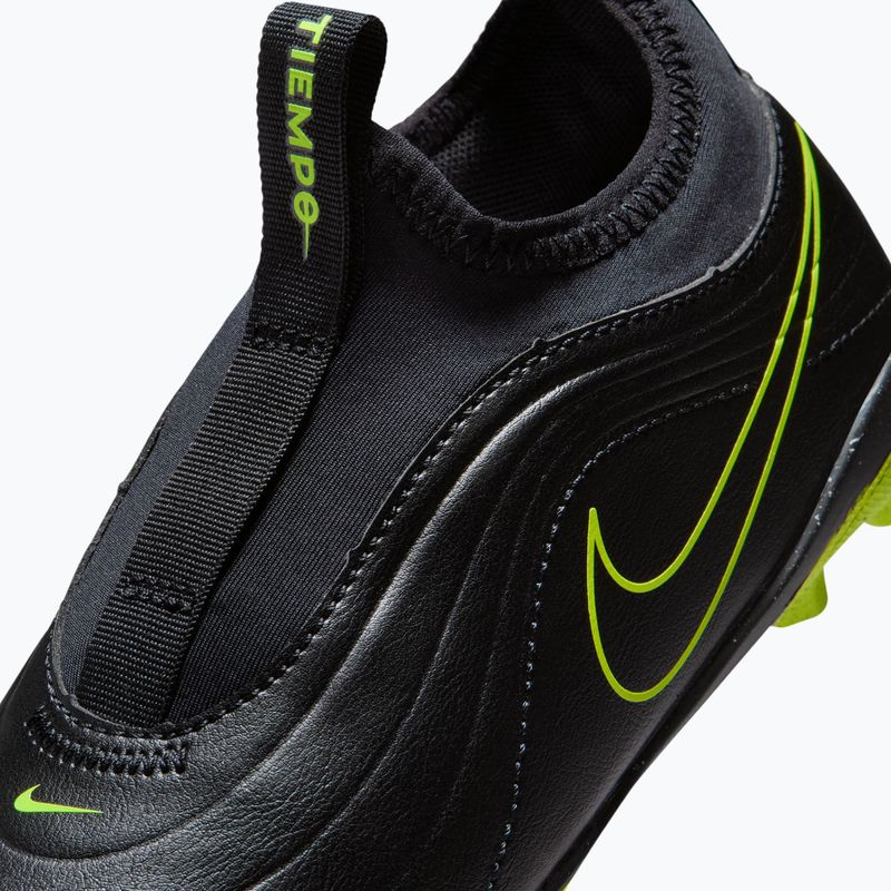 Încălțăminte de fotbal pentru copii Nike Tiempo Maestro Flex Jr FG/MG PS black/volt/black 4