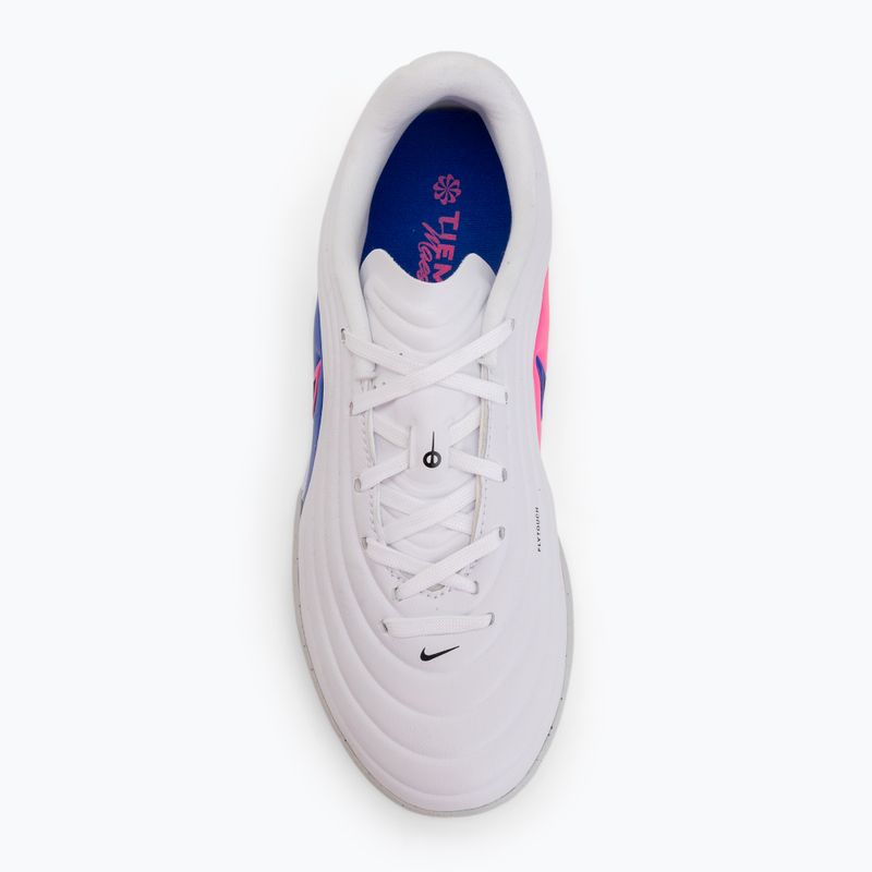 Încălțăminte de fotbal pentru copii Nike Tiempo Maestro Academy Jr TF white/racer blue/pink blast/black 5