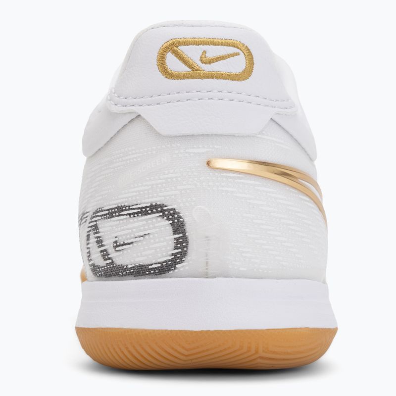 Încălțăminte de fotbal pentru bărbați Nike Tiempo Reactgato IC white/metallic gold 6